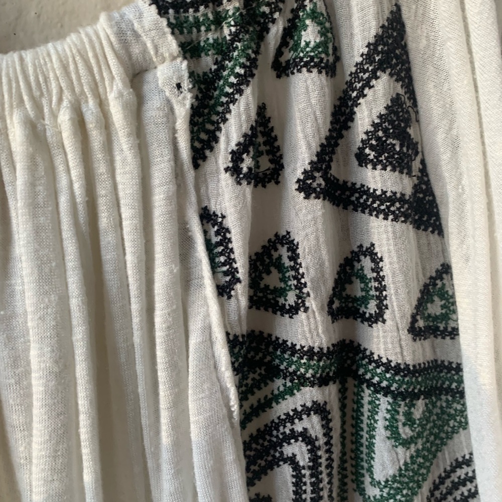 Free People Cotton Embroidered Tunic Top - Picture 11 of 13